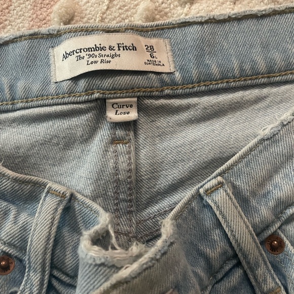 Abercrombie & Fitch Light Blue Flare Jeans - Picture 4 of 5